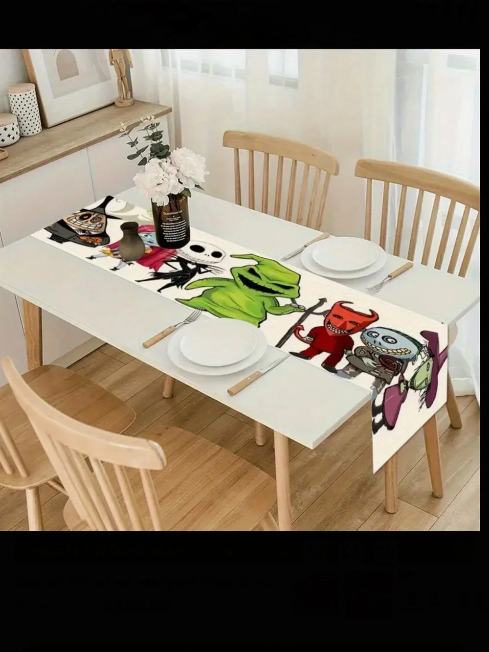 Nightmare Before Christmas Table Runner